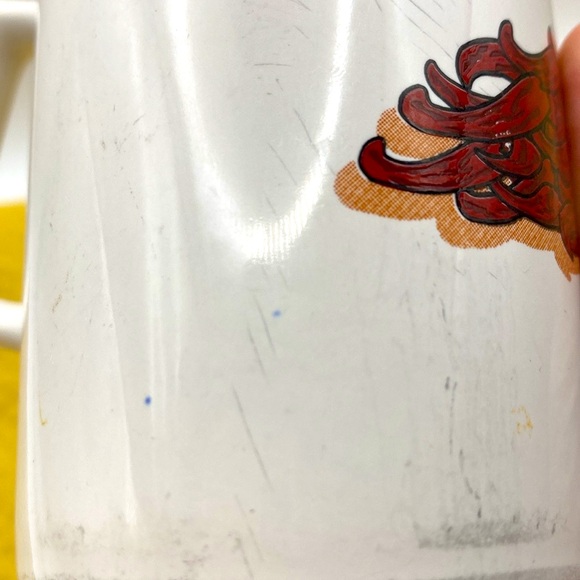 HTF Vintage New Mexico Ristras (Chili) And Native American Pottery Coffee Cup - Picture 9 of 9